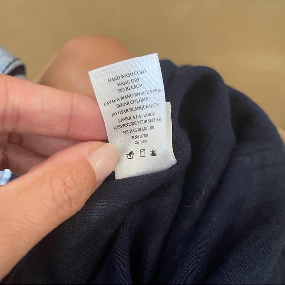 NWT Rails Kendra White Navy Forest Flannel Top | XS - Picture 7 of 10